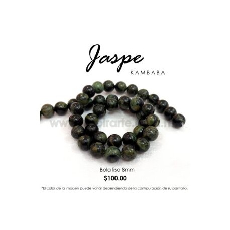 Jaspe Kambaba bola lisa 8mm
