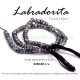 Labradorita dona facetada 4mm x 2.5mm