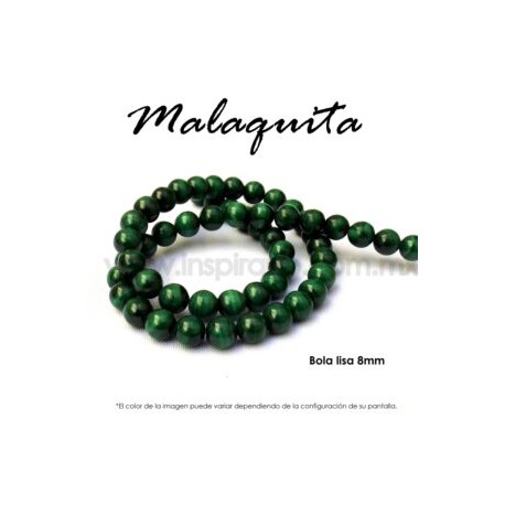 Malaquita bola lisa 8mm