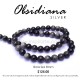 Obsidiana Silver, bola lisa 8mm