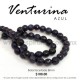 Venturina azul bola facetada 8 mm