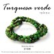 Turquesa Verde bola lisa 4 mm